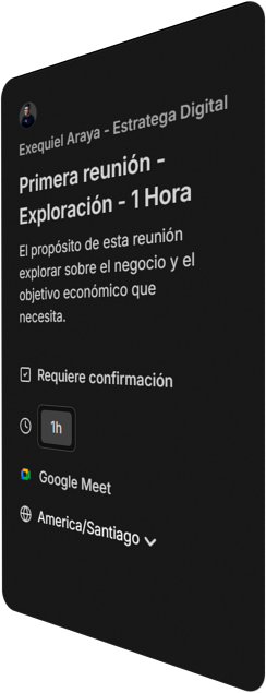 agenda tu reunion con exequiel araya estratega digital